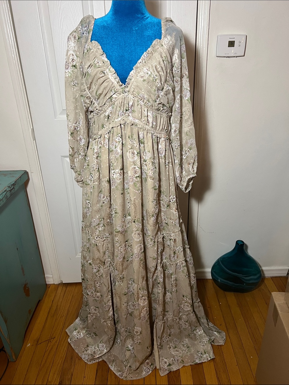 NWOT Worth Collective Floral Maxi Dress Women’s XXL
